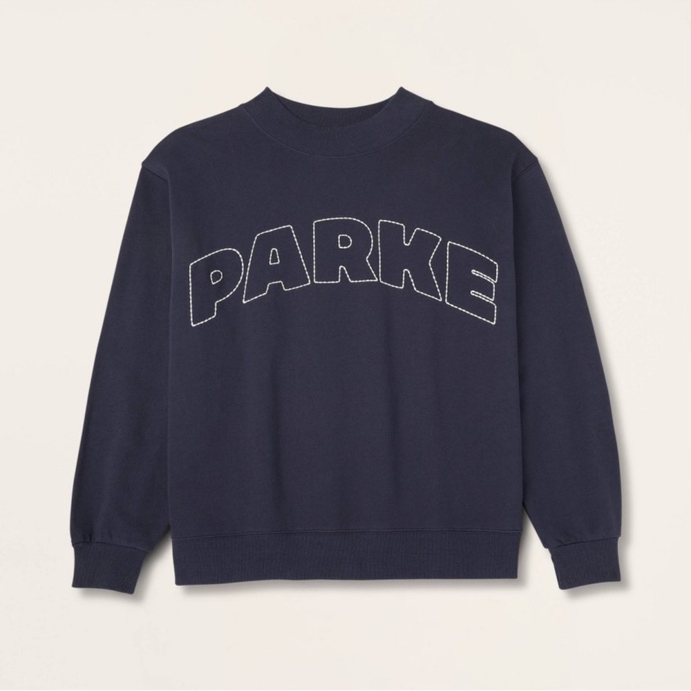 NWT Size XXS/XS PARKE x Target Navy Crewneck Sweatshirt